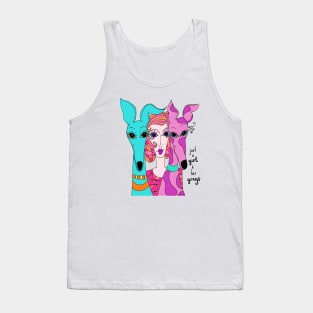 Greyhounds And A Girl Tank Top